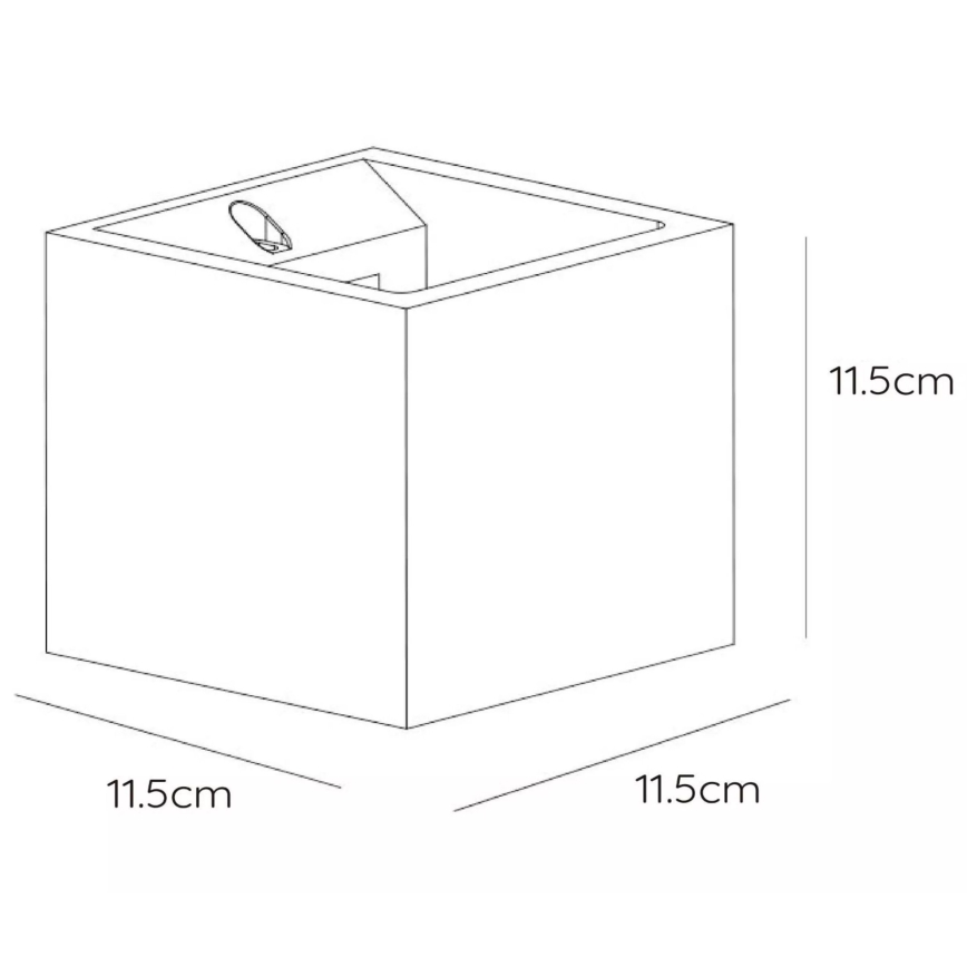 Lucide 35208/01/31 - Stenska svetilka GIPSY 1xG9/40W/230V bela