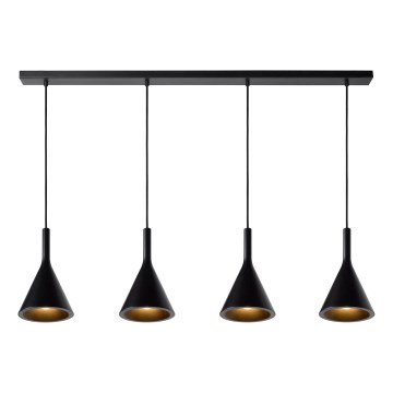 Lucide 35410/04/30 - Lestenec na vrvici GIPSY 4xE27/25W/230V