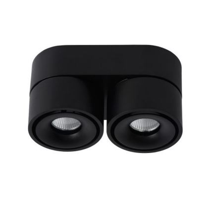 Lucide 35911/16/30 - LED Zatemnitvena usmeritvena svetilka YUMIKO 2xLED/8W/230V črna