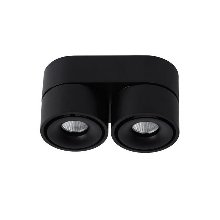 Lucide 35911/16/30 - LED Zatemnitvena usmeritvena svetilka YUMIKO 2xLED/8W/230V črna