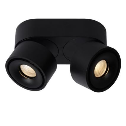 Lucide 35911/16/30 - LED Zatemnitvena usmeritvena svetilka YUMIKO 2xLED/8W/230V črna