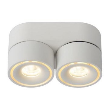 Lucide 35911/16/31 - LED Zatemnitvena usmeritvena svetilka YUMIKO 2xLED/8W/230V bela