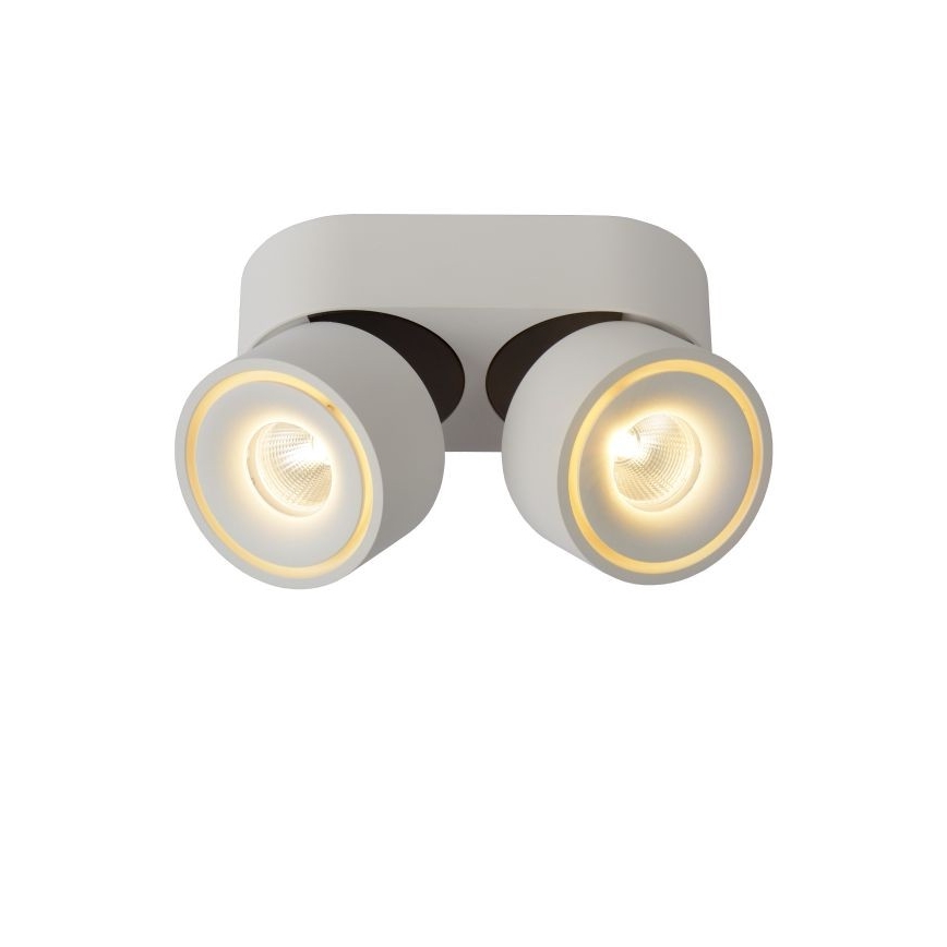 Lucide 35911/16/31 - LED Zatemnitvena usmeritvena svetilka YUMIKO 2xLED/8W/230V bela