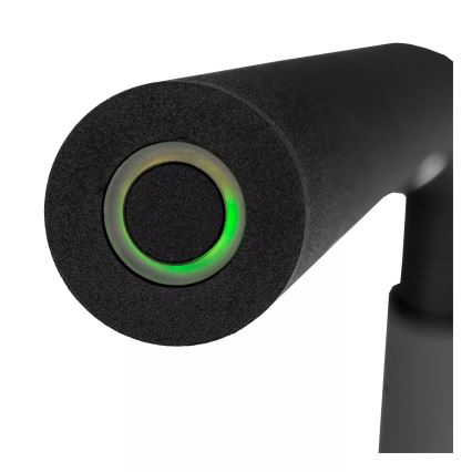 Lucide 36712/04/30 - LED Zatemnitvena talna svetilka na dotik GILLY LED/6W/230V 4000 mAh črna