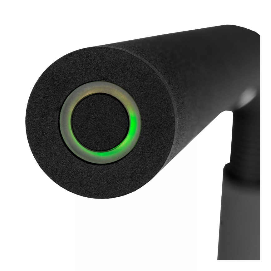 Lucide 36712/04/30 - LED Zatemnitvena talna svetilka na dotik GILLY LED/6W/230V 4000 mAh črna