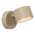 Lucide 44217/08/41 - LED stenska točkovna svetilka GIAN, z možnostjo zatemnitve, LED/9W/230V, črna