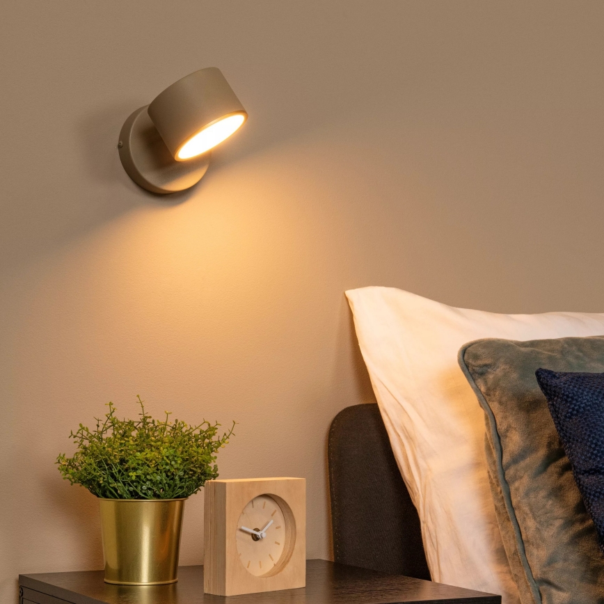 Lucide 44217/08/41 - LED zatemnjivo stensko točkovno svetilo GIAN LED/9W/230V bež