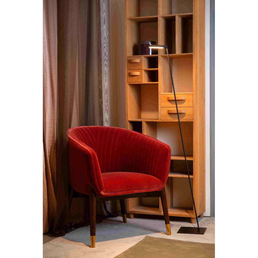 Lucide 44701/03/30 - LED Zatemnitven na dotik talna svetilka LAVALE LED/3W/230V črna