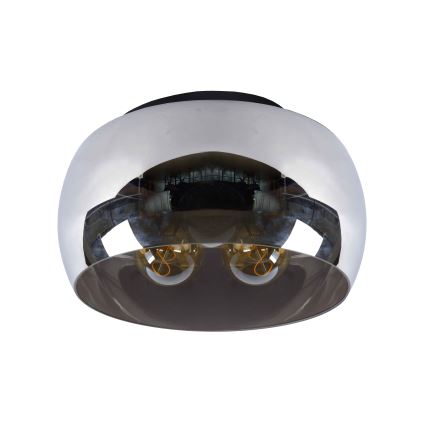 Lucide 45101/40/65 - Stropna svetilka OLIVIA 3xE27/40W/230V pr. 40 cm črna