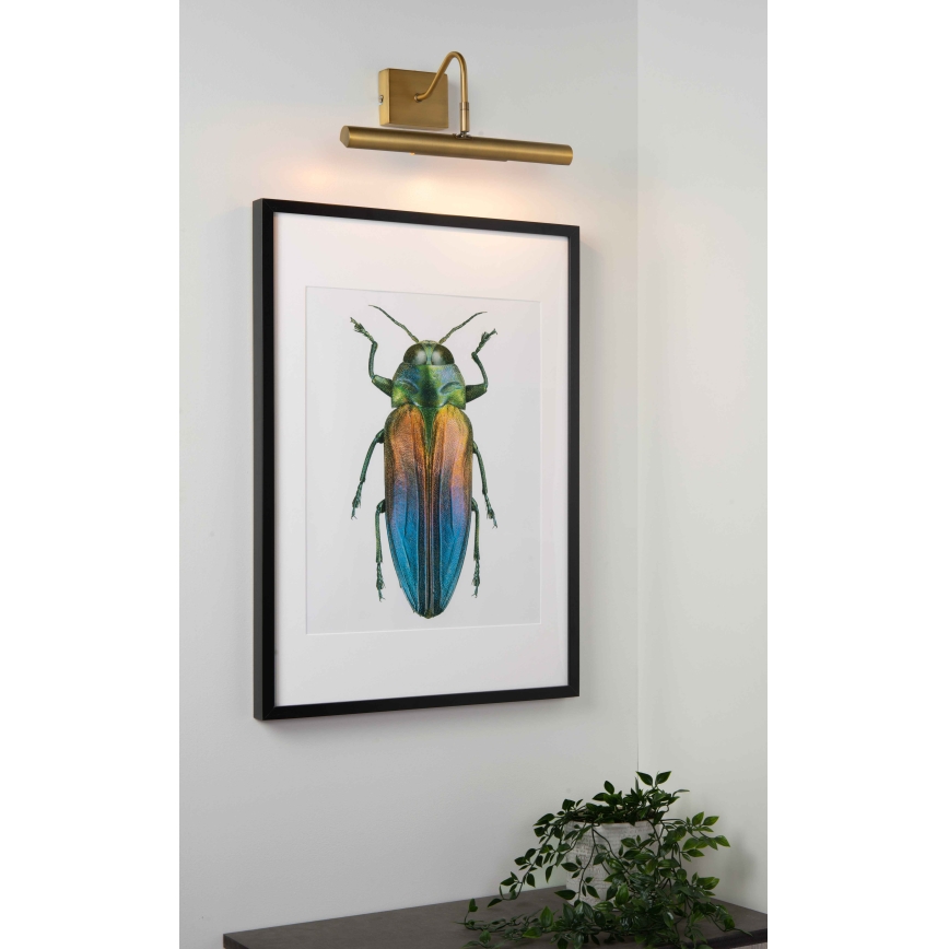 Lucide 45299/02/02 - Svetilka za slike VINZ 2xG9/28W/230V zlata