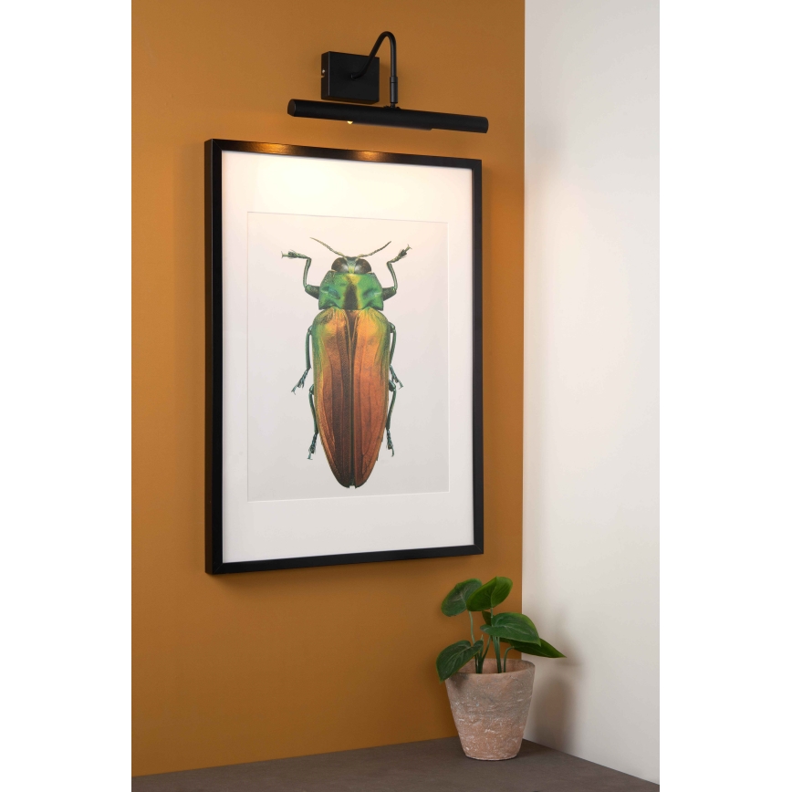 Lucide 45299/02/30 - Svetilka za slike VINZ 2xG9/28W/230V črna