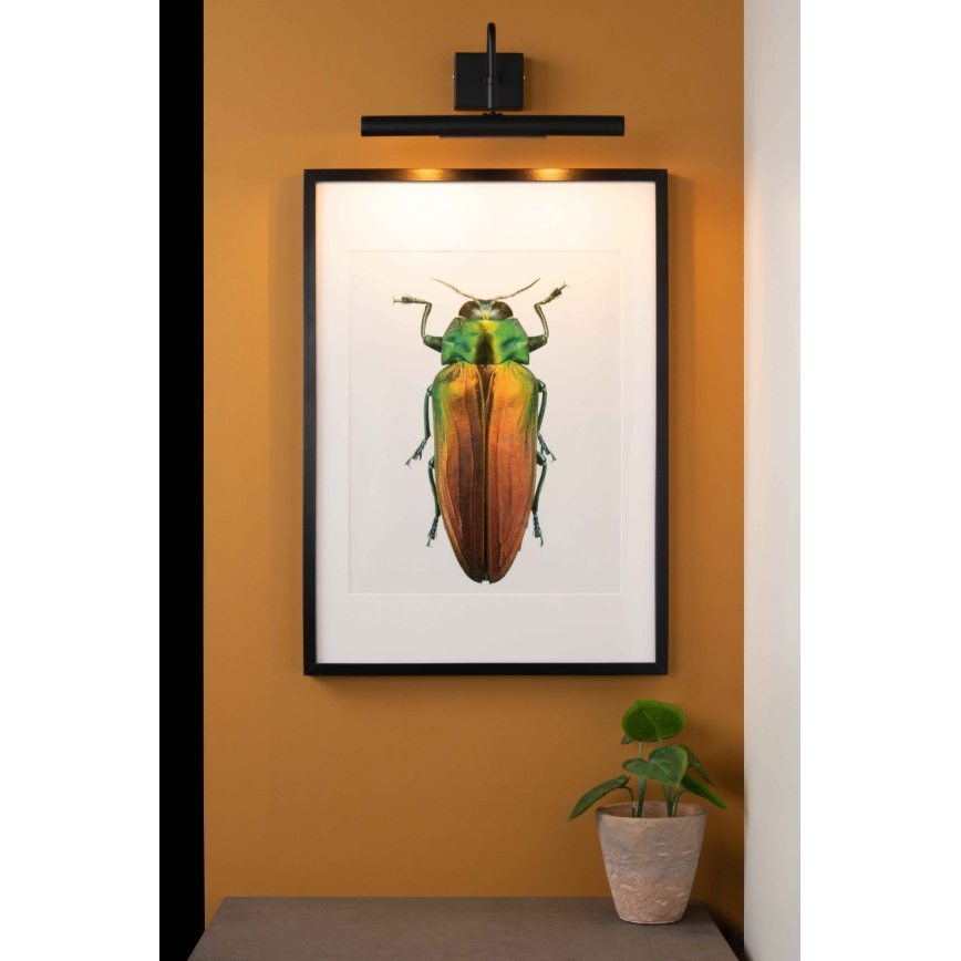 Lucide 45299/02/30 - Svetilka za slike VINZ 2xG9/28W/230V črna