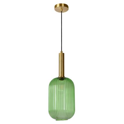 Lucide 45386/20/33 - Lestenec na vrvici MALOTO 1xE27/40W/230V pr. 20 cm zelen