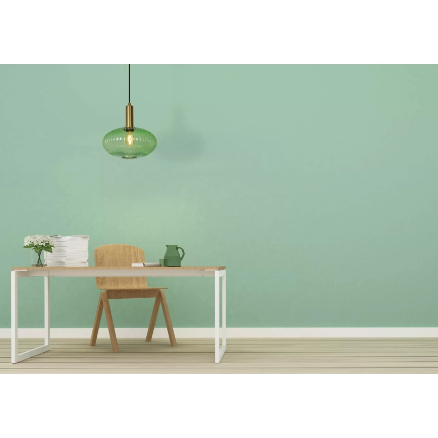 Lucide 45386/30/33 - Lestenec na vrvici MALOTO 1xE27/40W/230V pr. 30 cm zelen