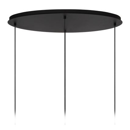 Lucide 45405/04/30 - Lestenec na vrvici ELOISE 4xE27/40W/230V črna