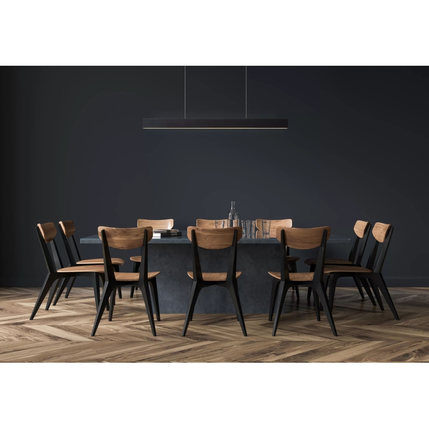 Lucide 45455/36/30 - LED Zatemnitveni lestenec na vrvici RAYA LED/36W/230V 119 cm črna