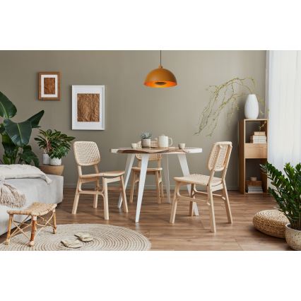 Lucide 45496/01/44 - Lestenec na vrvici SIEMON 1xE27/40W/230V oranžen