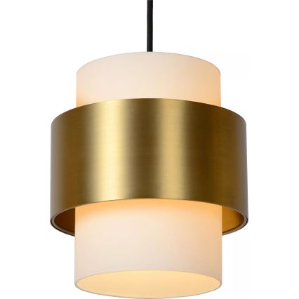 Lucide 45497/03/02 - Lestenec na vrvici FIRMIN 3xE27/40W/230V zlata