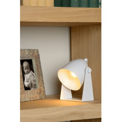 Lucide 45564/01/31 - Namizna svetilka CHAGO 1xE14/40W/230V bela