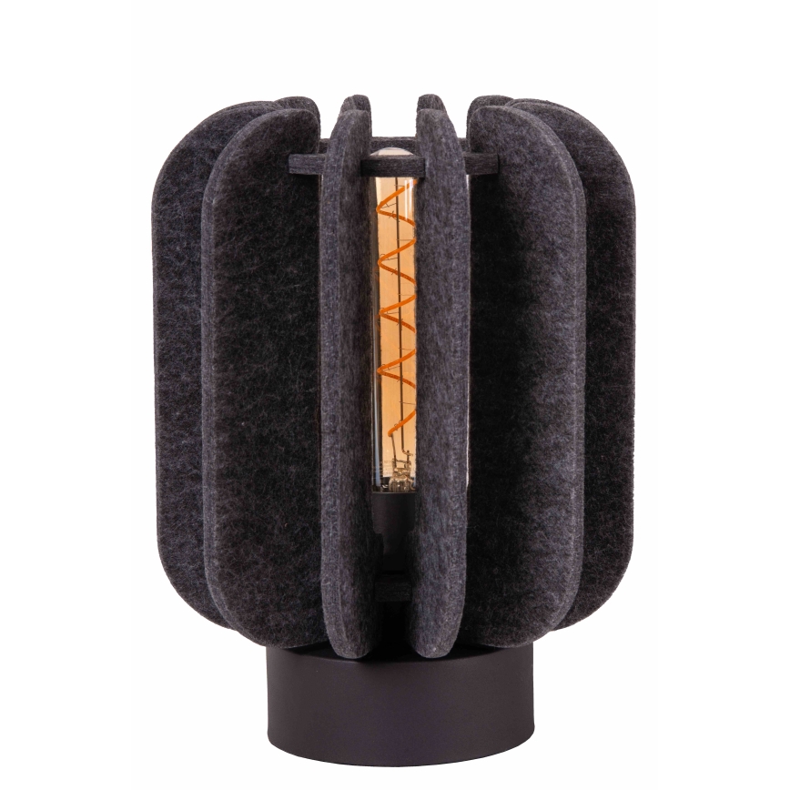 Lucide 45592/01/36 - Namizna svetilka RAFAL 1xE27/40W/230V črna/siva