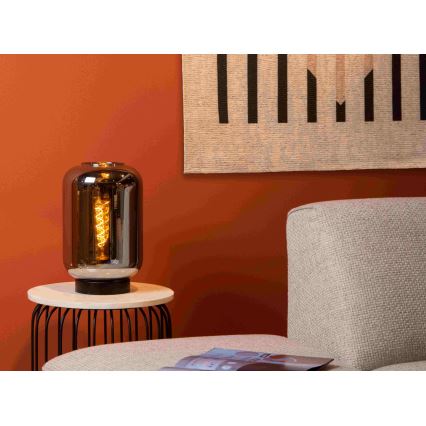 Lucide 45594/01/65 - Namizna svetilka JOANET 1xE27/40W/230V črna