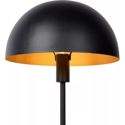 Lucide 45596/01/30 - Namizna svetilka SIEMON 1xE14/25W/230V črna