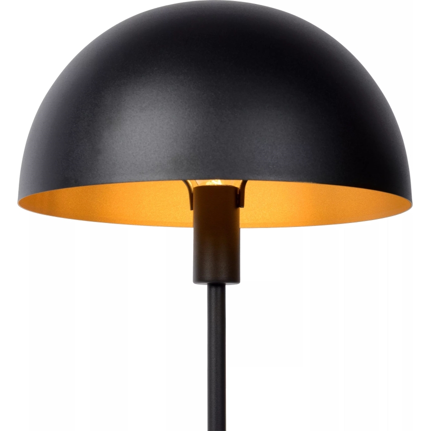 Lucide 45596/01/30 - Namizna svetilka SIEMON 1xE14/25W/230V črna
