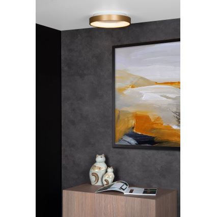 Lucide 46103/20/02 - LED Zatemnitvena stropna svetilka VIDAL LED/20W/230V pr. 28 cm zlata