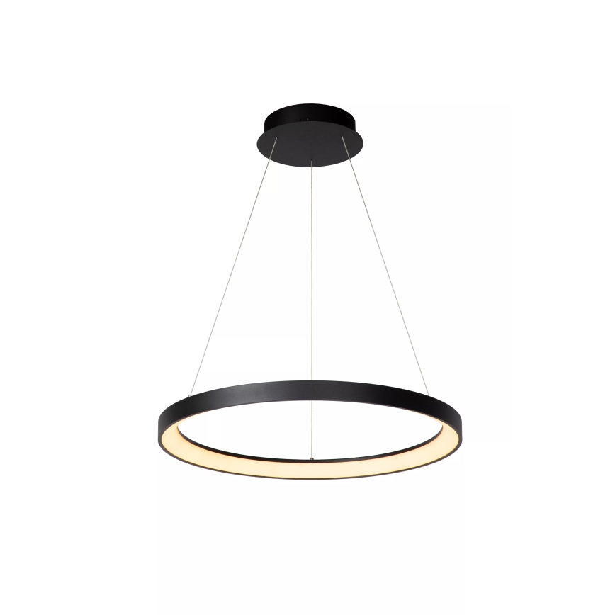 Lucide 46403/48/30 - LED Zatemnitveni lestenec na vrvici VIDAL LED/48W/230V pr. 58 cm črna