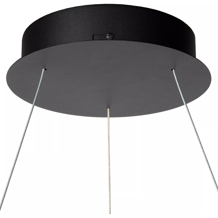 Lucide 46403/48/30 - LED Zatemnitveni lestenec na vrvici VIDAL LED/48W/230V pr. 58 cm črna