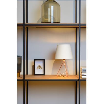 Lucide 47500/81/17 - Namizna svetilka GITTA 1xE14/40W/230V bela