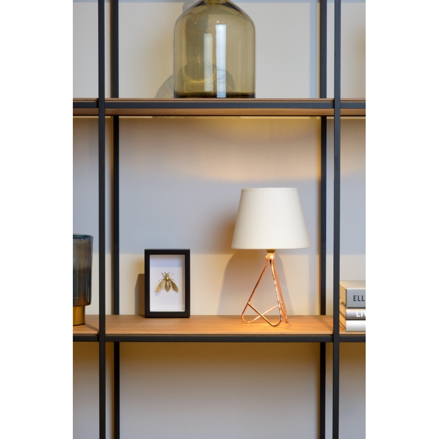 Lucide 47500/81/17 - Namizna svetilka GITTA 1xE14/40W/230V bela