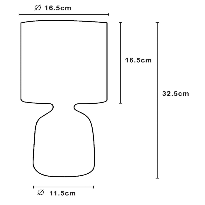 Lucide 47503/81/31 - Namizna svetilka COSBY 1xE14/40W/230V