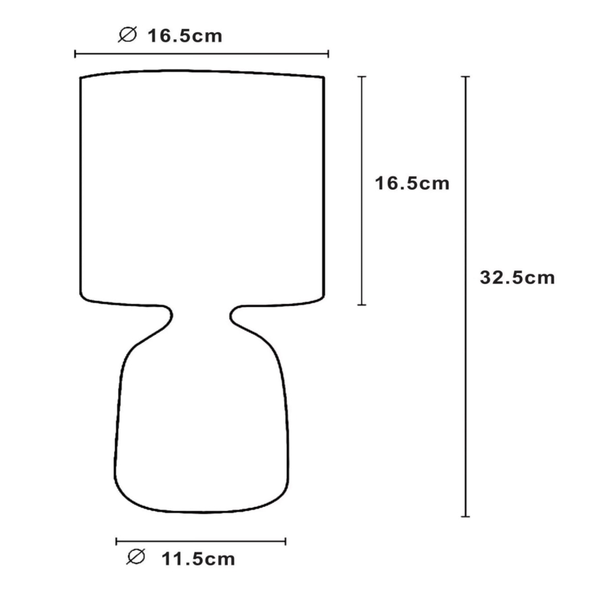 Lucide 47503/81/36 - Namizna svetilka COSBY 1xE14/40W/230V
