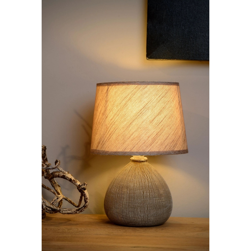 Lucide 47506/81/43 - Namizna svetilka RAMZI 1xE14/40W/230V 26cm