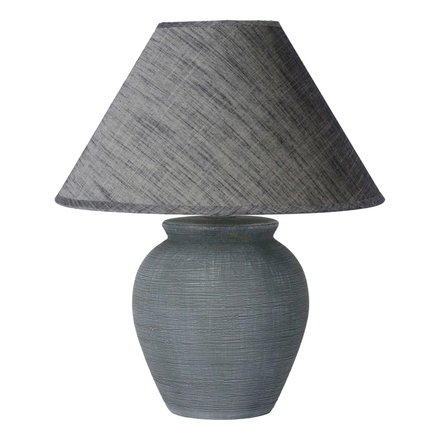 Lucide 47507/81/36 - Namizna svetilka RAMZI 1xE27/60W/230V siva