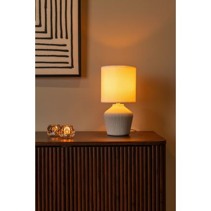 Lucide 47551/81/38 - Namizna svetilka FILIZ 1xE14/40W/230V kremna