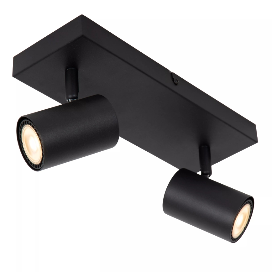 Lucide 53910/02/30 - Smerna svetilka AMIGO 2xGU10/40W/230V črna