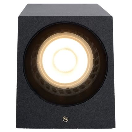 Lucide 69800/02/30 - Zunanja stenska svetilka ZARO 2xGU10/35W/230V IP44 črna