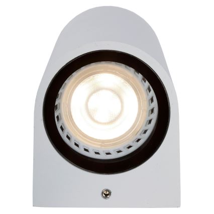 Lucide 69801/02/31 - Zunanja stenska svetilka ZARO 2xGU10/35W/230V IP44 bela