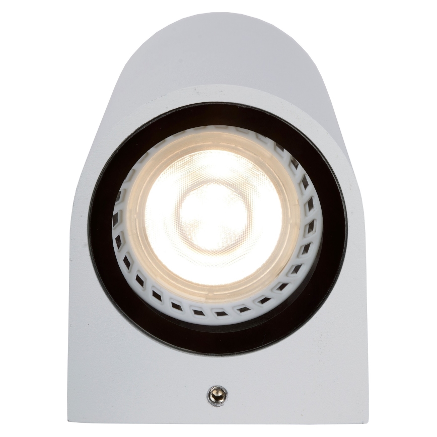Lucide 69801/02/31 - Zunanja stenska svetilka ZARO 2xGU10/35W/230V IP44 bela