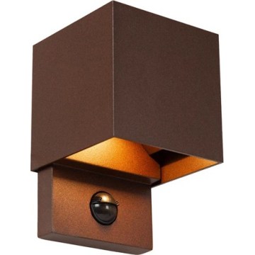 Lucide 69810/07/97 - LED zunanje stensko svetilo s senzorjem gibanja TADZIO LED/7W/230V IP65