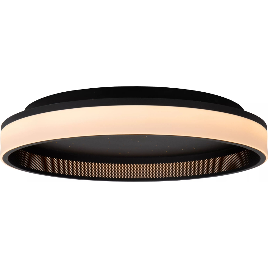 Lucide 71102/40/30 - LED Zatemnitvena stropna svetilka ESTREJA LED/40W/230V 2500-3000K pr. 40 cm črna + Daljinski upravljalnik