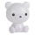 Lucide 71590/03/31 - LED Zatemnitvena otroška nočna lučka DODO LED/3W/230V beli medvedek