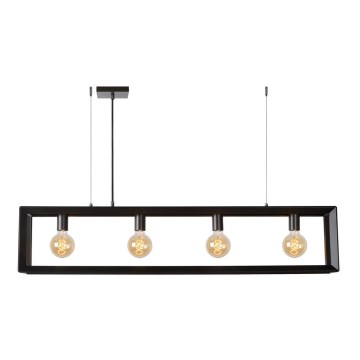 Lucide 73402/04/15 – Lestenec na vrvici THOR 4×E27/60W/230V