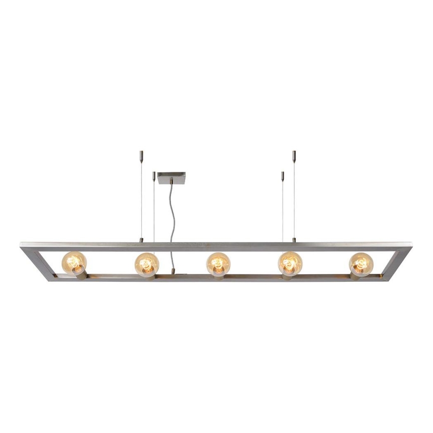 Lucide 73403/05/18 - Lestenec na vrvici THOR 5xE27/60W/230V