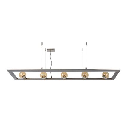 Lucide 73403/05/18 - Lestenec na vrvici THOR 5xE27/60W/230V