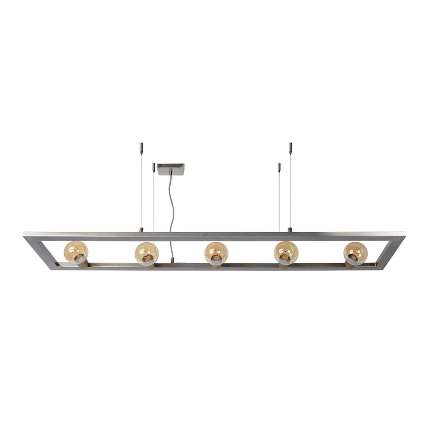 Lucide 73403/05/18 - Lestenec na vrvici THOR 5xE27/60W/230V