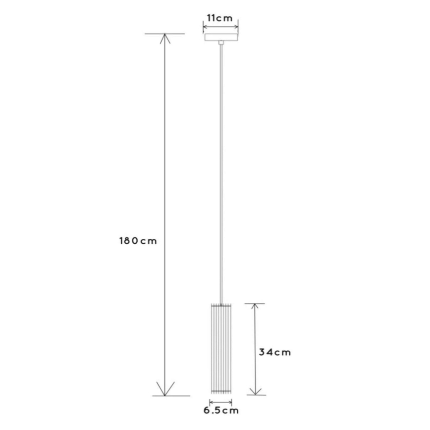 Lucide 73406/01/30 - Lestenec na vrvici LIONEL 1xE27/60W/230V