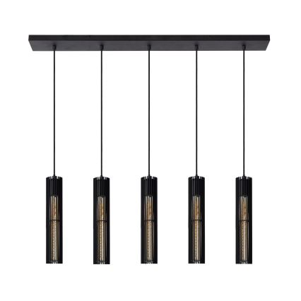 Lucide 73406/05/30 - Lestenec na vrvici LIONEL 5xE27/60W/230V